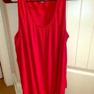 J.Jill Red and polka dot tank